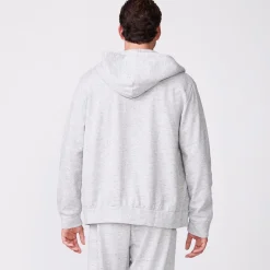 MONROW Zip Up Hoody HEATHERGREY Store